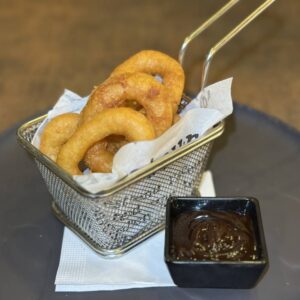 Tintahal karika BBQ szósszal